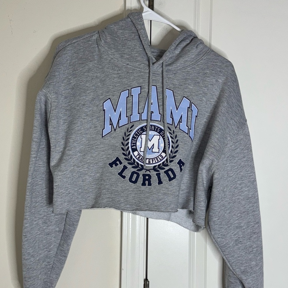 Crop top hoodie